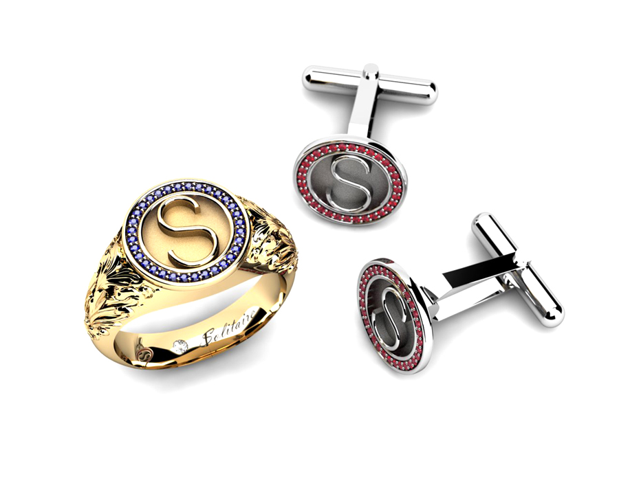 Solitaire Corporate Jewellery: Rings, Cufflinks